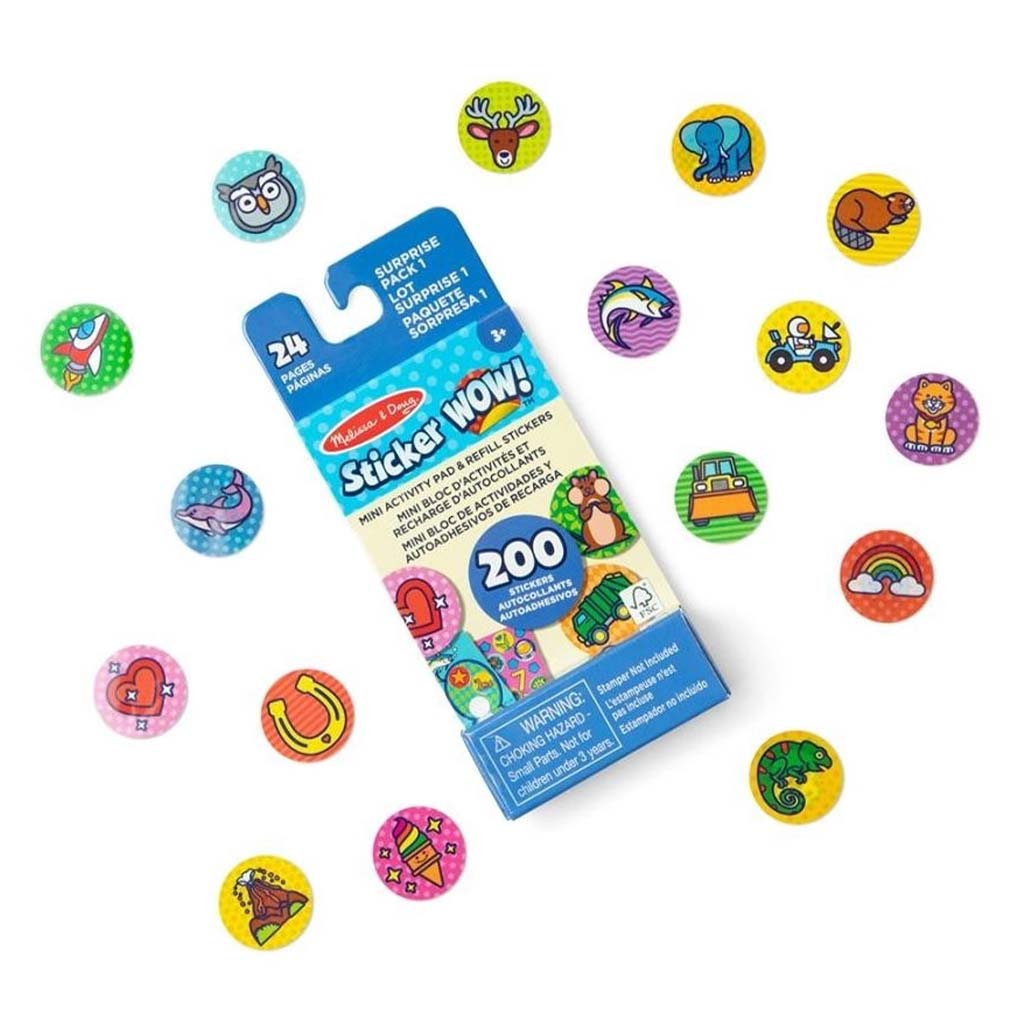 Melissa & Doug: Mini Sticker Wow! - Prekvapujúci balíček - Spin Master kép 2