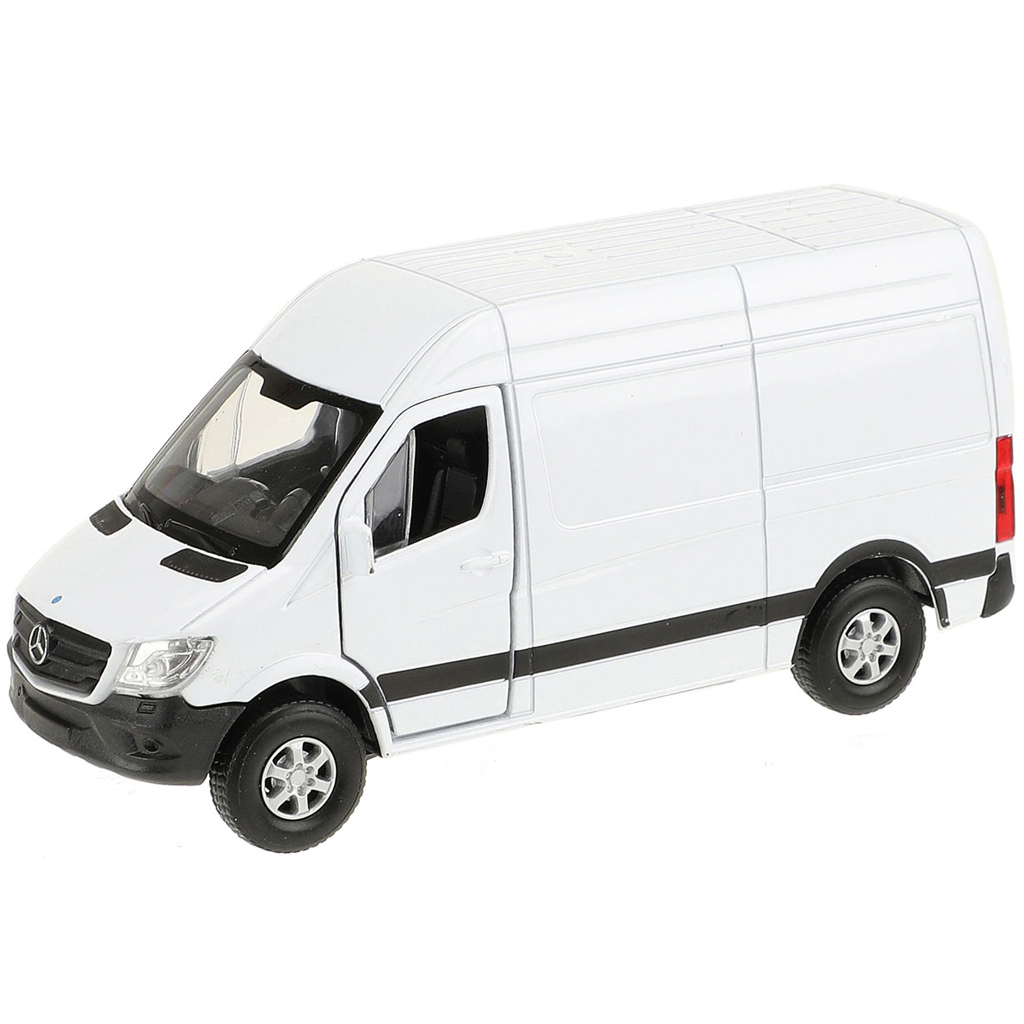 Welly: Kovový model auta Mercedes-Benz Sprinter v rôznych verziách, 11 cm kép 4