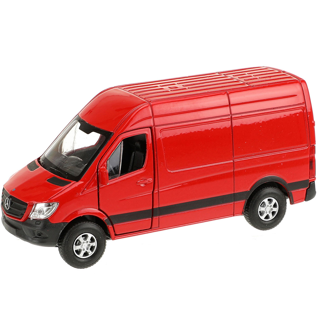 Welly: Kovový model auta Mercedes-Benz Sprinter v rôznych verziách, 11 cm kép 5