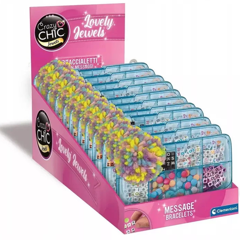Crazy Chic Sada na výrobu náramkov s odkazom – Clementoni