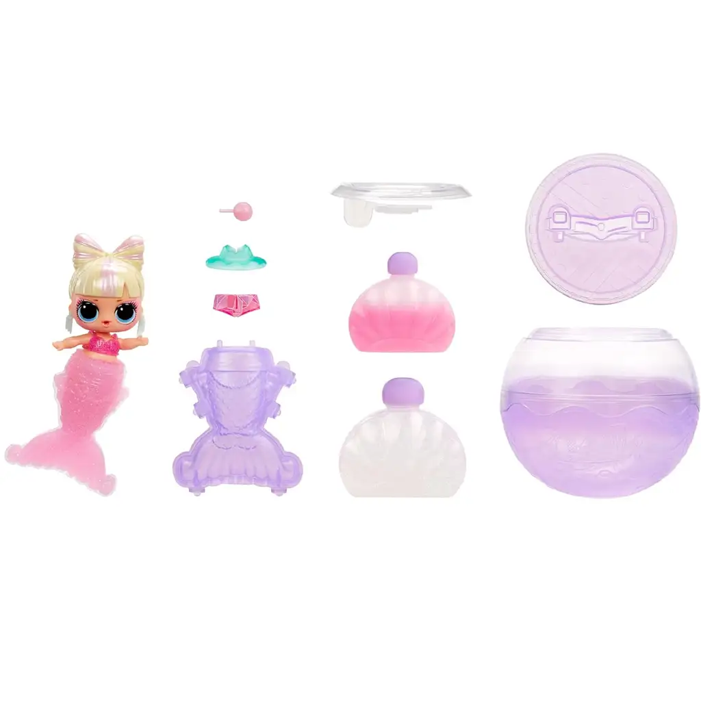 L.O.L. Surprise: Prekvapenie morská panna drobnosti urob si sám s meniacou sa farbou morskou plutvou 1ks kép 2