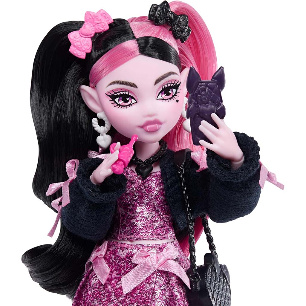 Monster High bábika Draculaura s doplnkami - Mattel kép 4