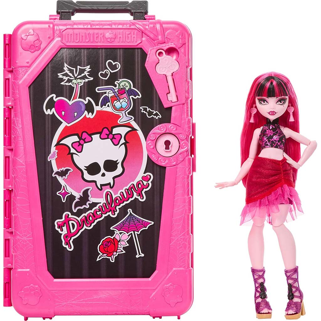 Monster High Tajomstvá desivých priateľov: Strašidelný výlet bábika Draculaura - Mattel kép 2