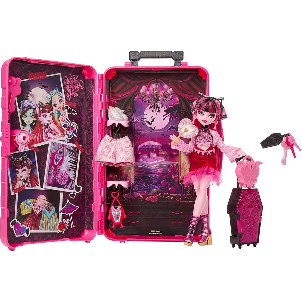 Monster High Tajomstvá desivých priateľov: Strašidelný výlet bábika Draculaura - Mattel kép 4