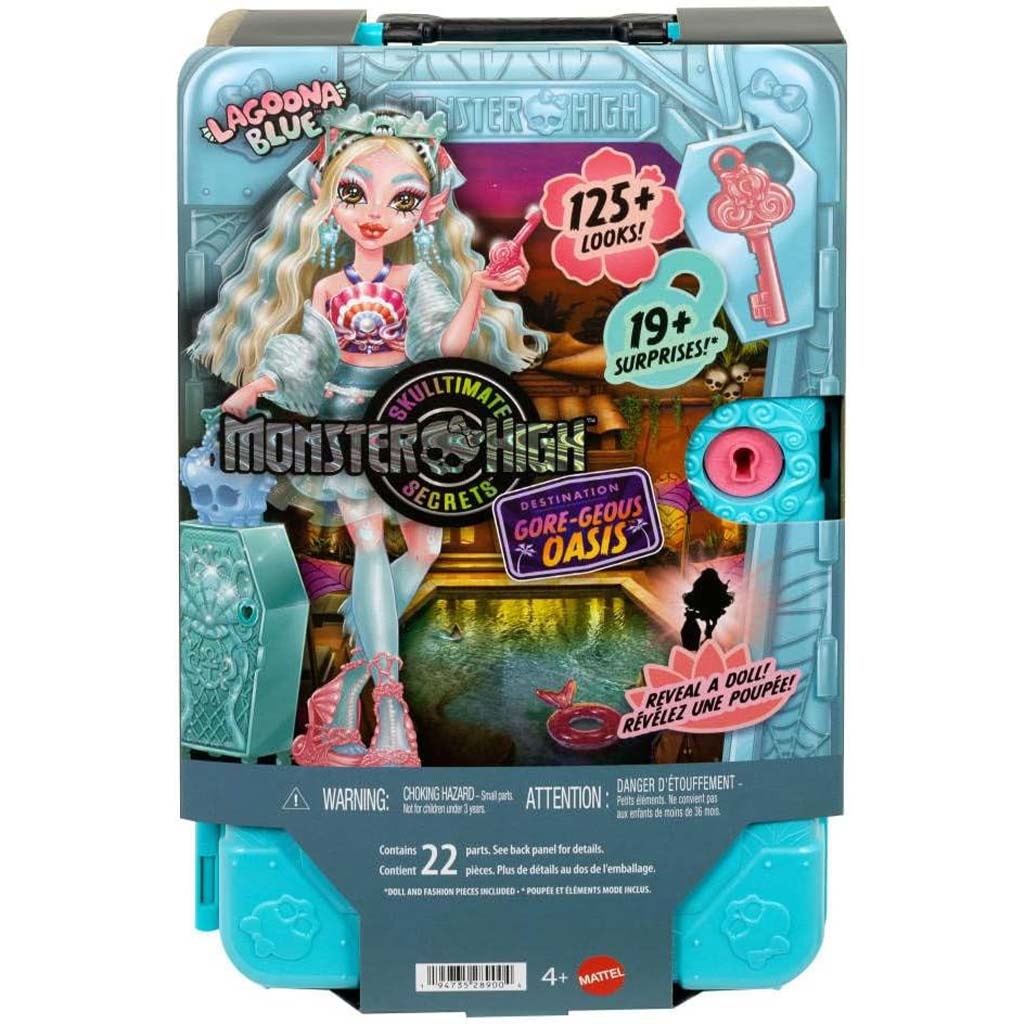 Monster High Tajomstvá strašidelných kamarátok: Hrôzostrašná cesta Lagoona Blue bábika - Mattel kép 2