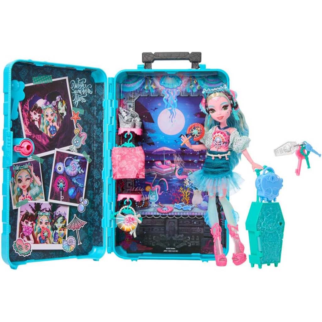 Monster High Tajomstvá strašidelných kamarátok: Hrôzostrašná cesta Lagoona Blue bábika - Mattel kép 3