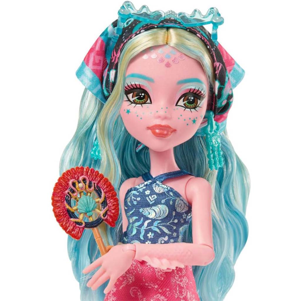 Monster High Tajomstvá strašidelných kamarátok: Hrôzostrašná cesta Lagoona Blue bábika - Mattel kép 4