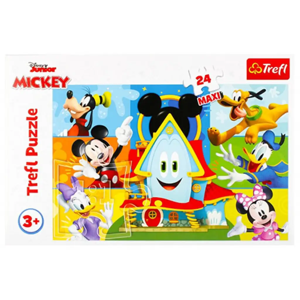 Mickey Mouse a priatelia 24 ks Maxi puzzle - Trefl