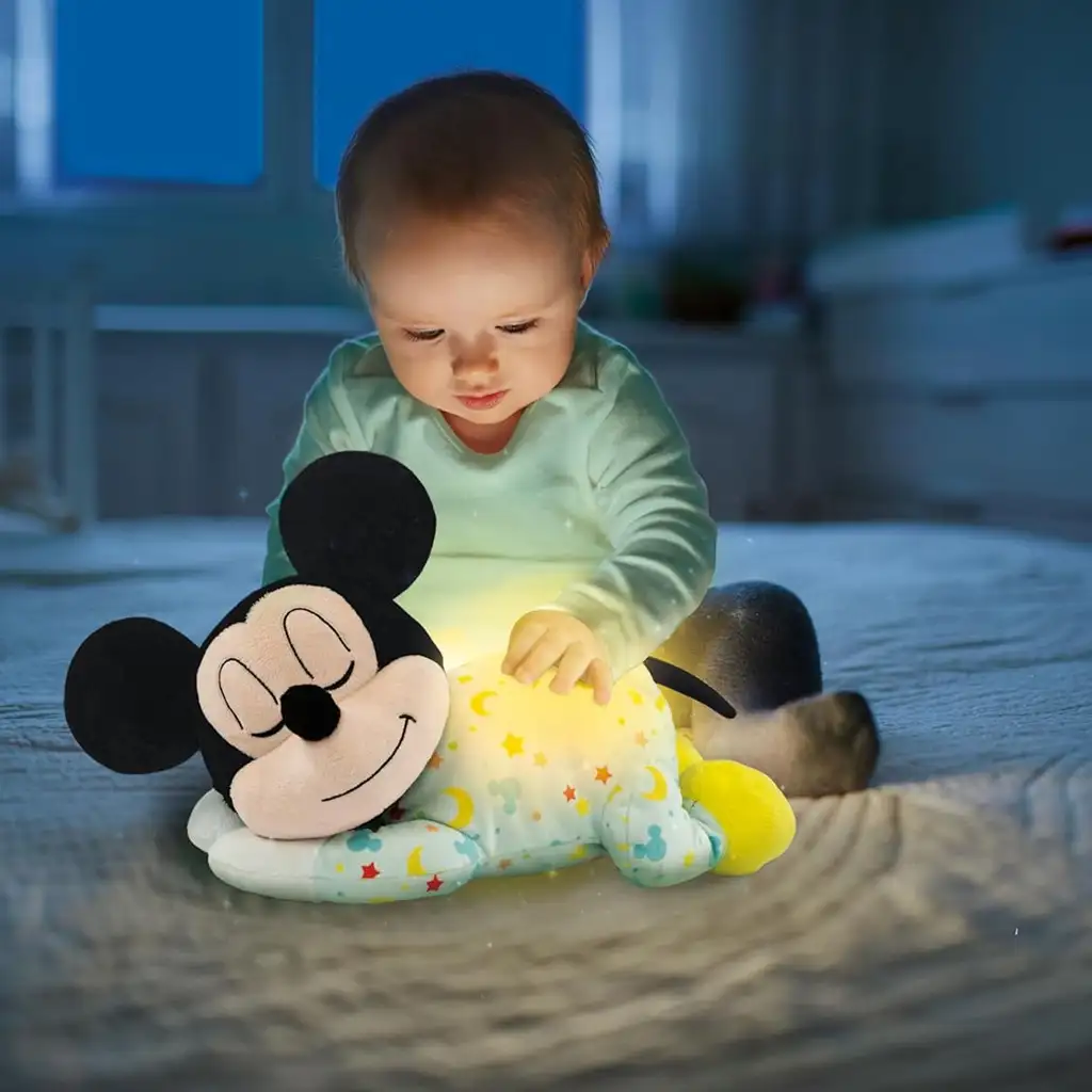 Interaktív plyšová figúrka Mickey Mouse na spanie - Clementoni kép 3