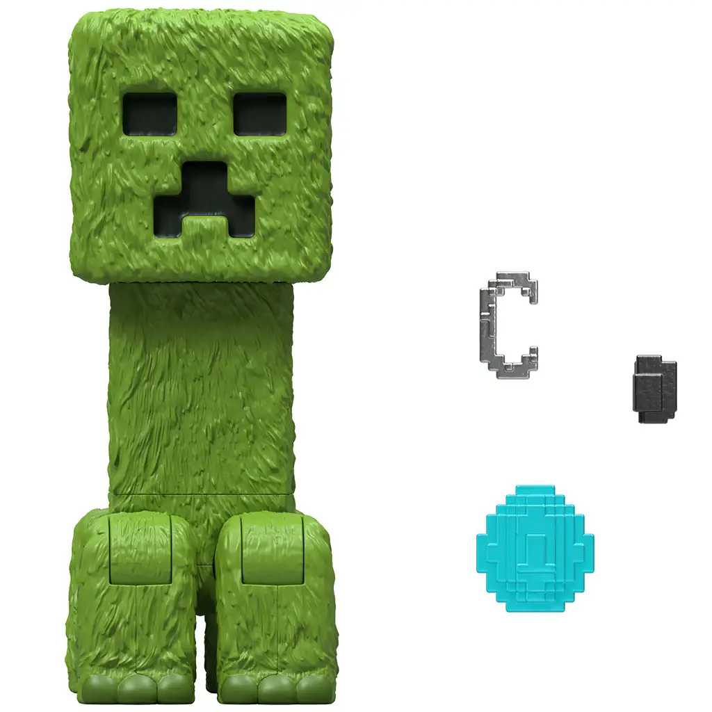 Minecraft: Filmová figúrka Creeper s doplnkami - Mattel kép 3