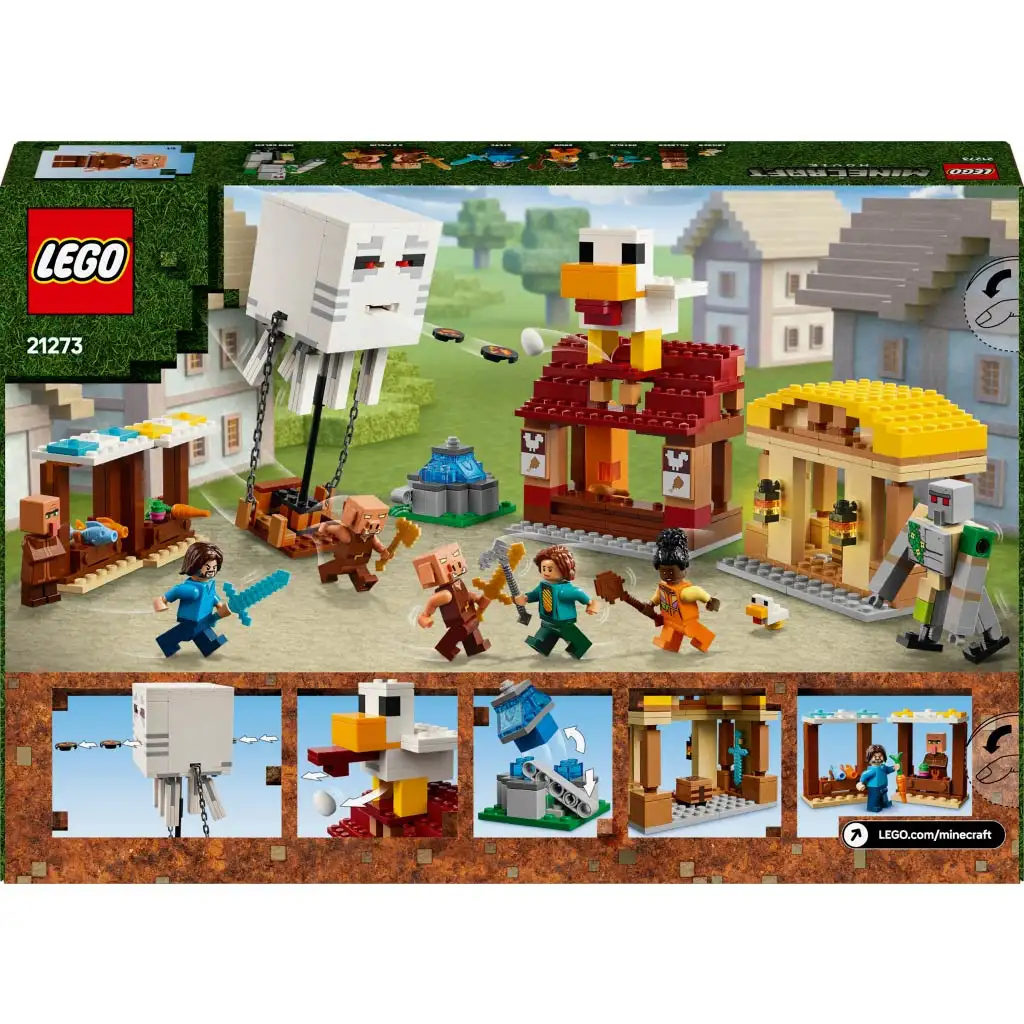LEGO® Minecraft: Ducholodný balón a útok na dedinu (21273) kép 2
