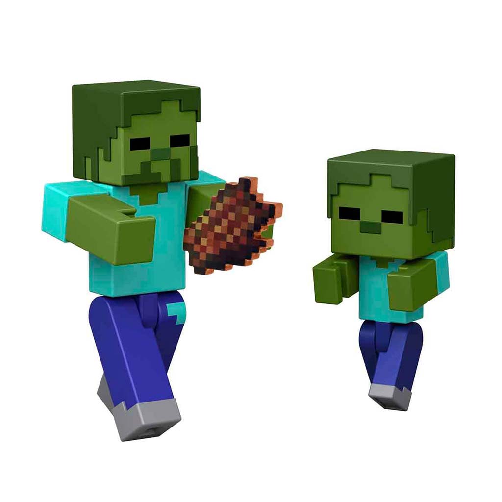 Minecraft: Zombie Šípková Pasca akčná figúrka - Mattel kép 2