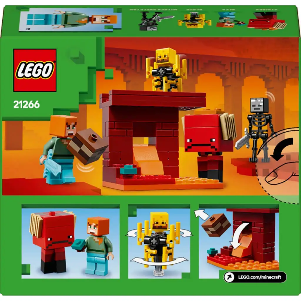 LEGO® Minecraft: Csata az alvilági lávatónál (3299) kép 2