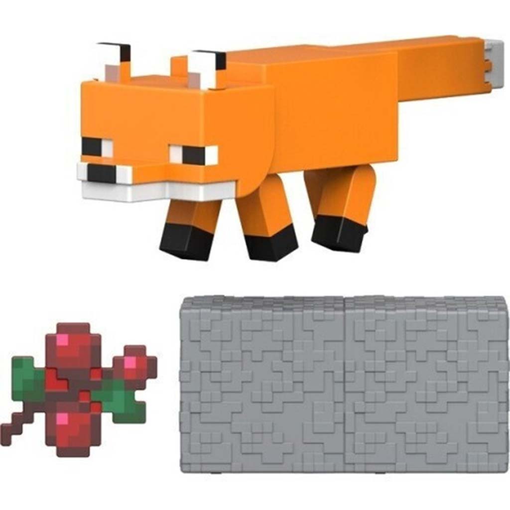 Minecraft: Figúrka postavičky líšky s doplnkami - Mattel kép 2
