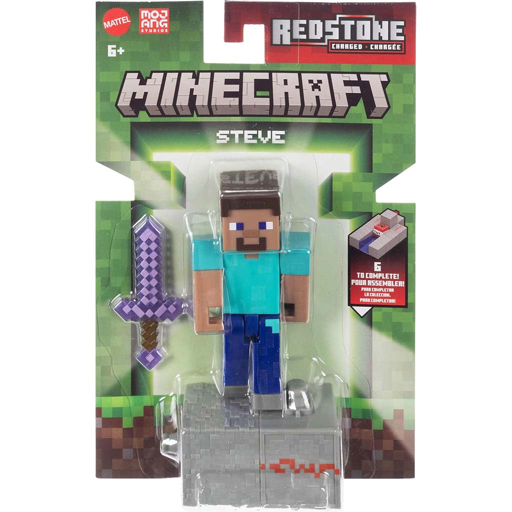 Minecraft: Figúrka Steve s doplnkami - Mattel