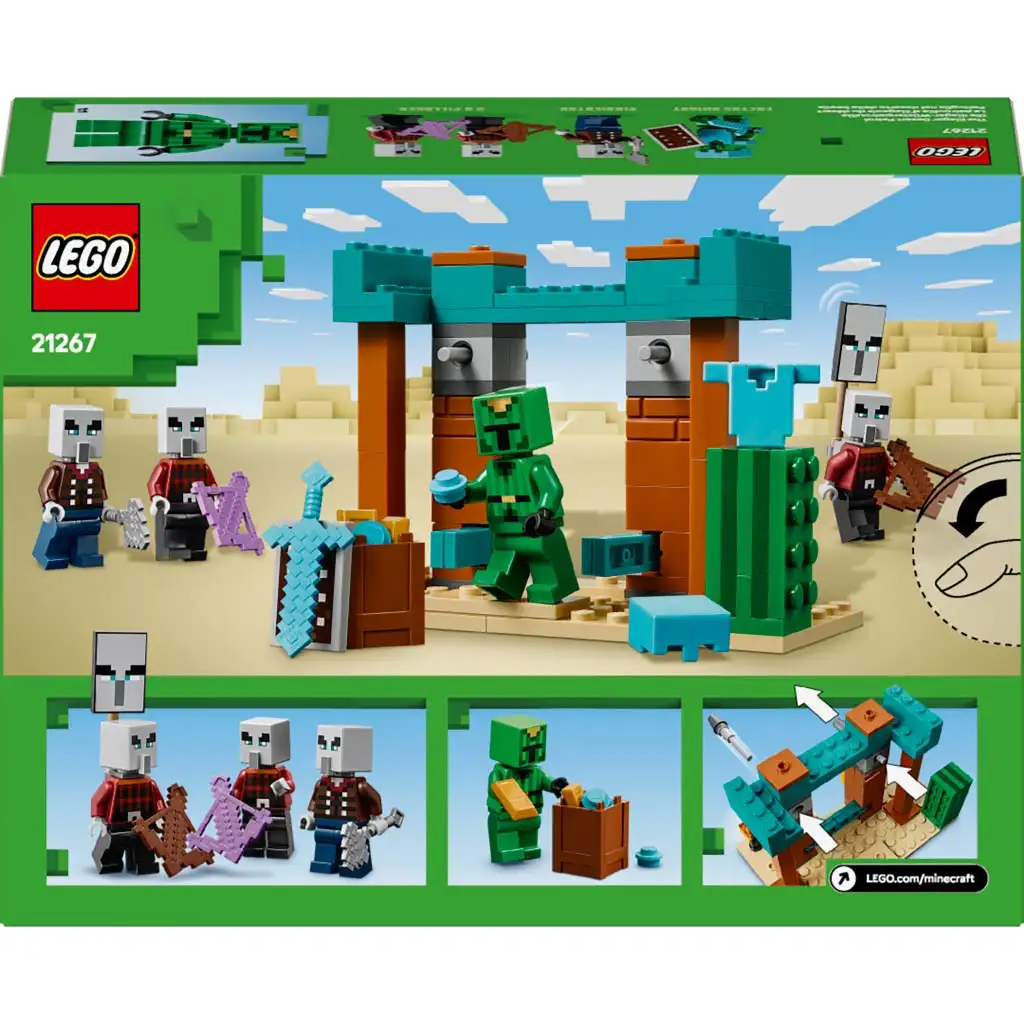 LEGO® Minecraft: Illageri hliadka na púšti (21267) kép 2