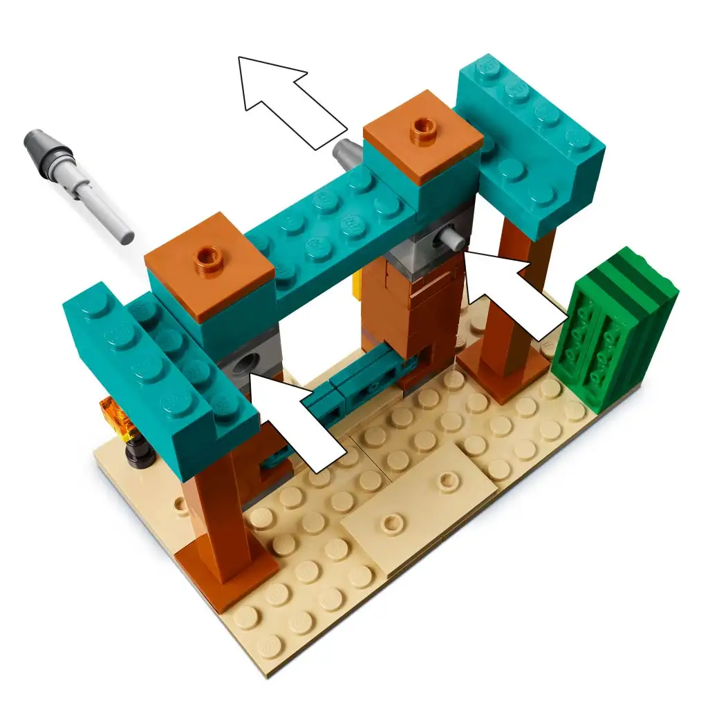 LEGO® Minecraft: Illageri hliadka na púšti (21267) kép 3