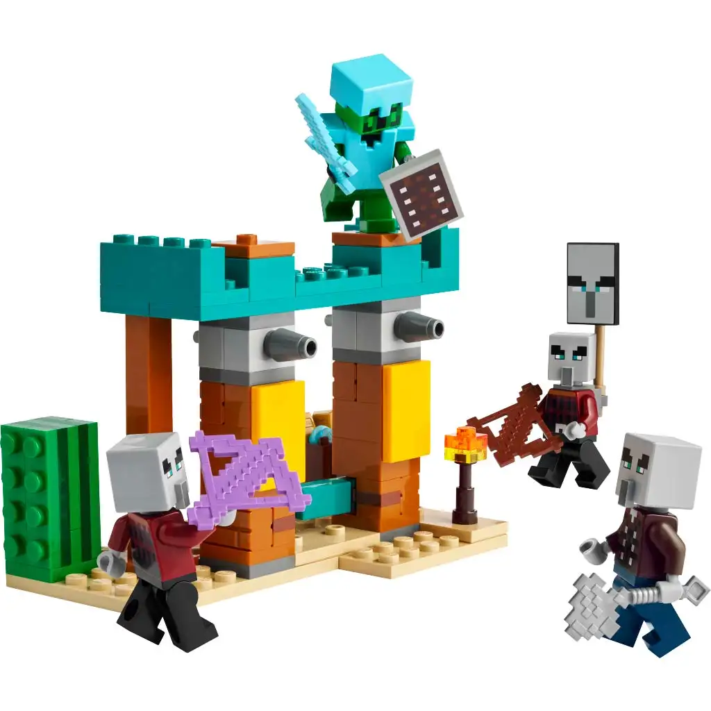 LEGO® Minecraft: Illageri hliadka na púšti (21267) kép 5