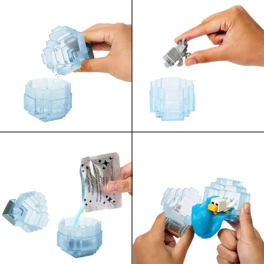 Minecraft Reveal minifigura fehér dobozban - Mattel kép 2