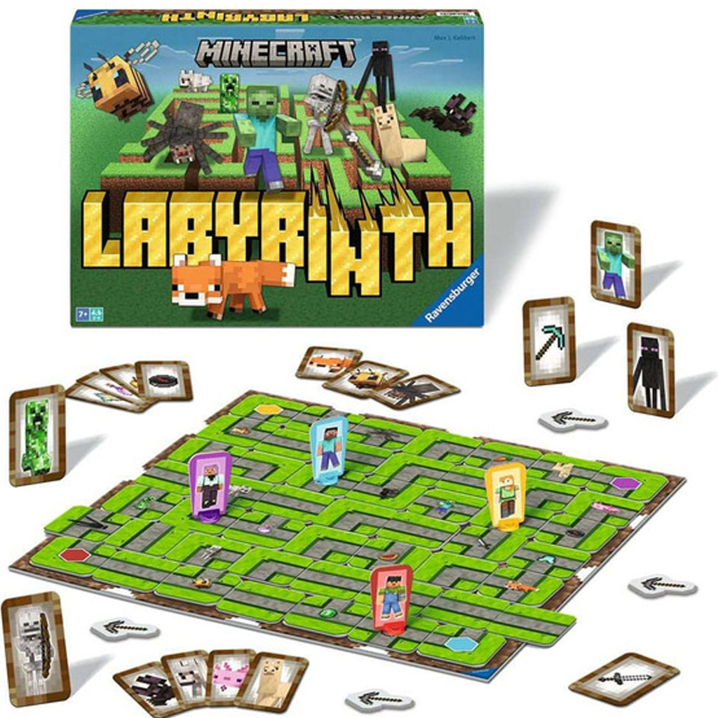Minecraft labyrint spoločenská hra - Ravensburger kép 2