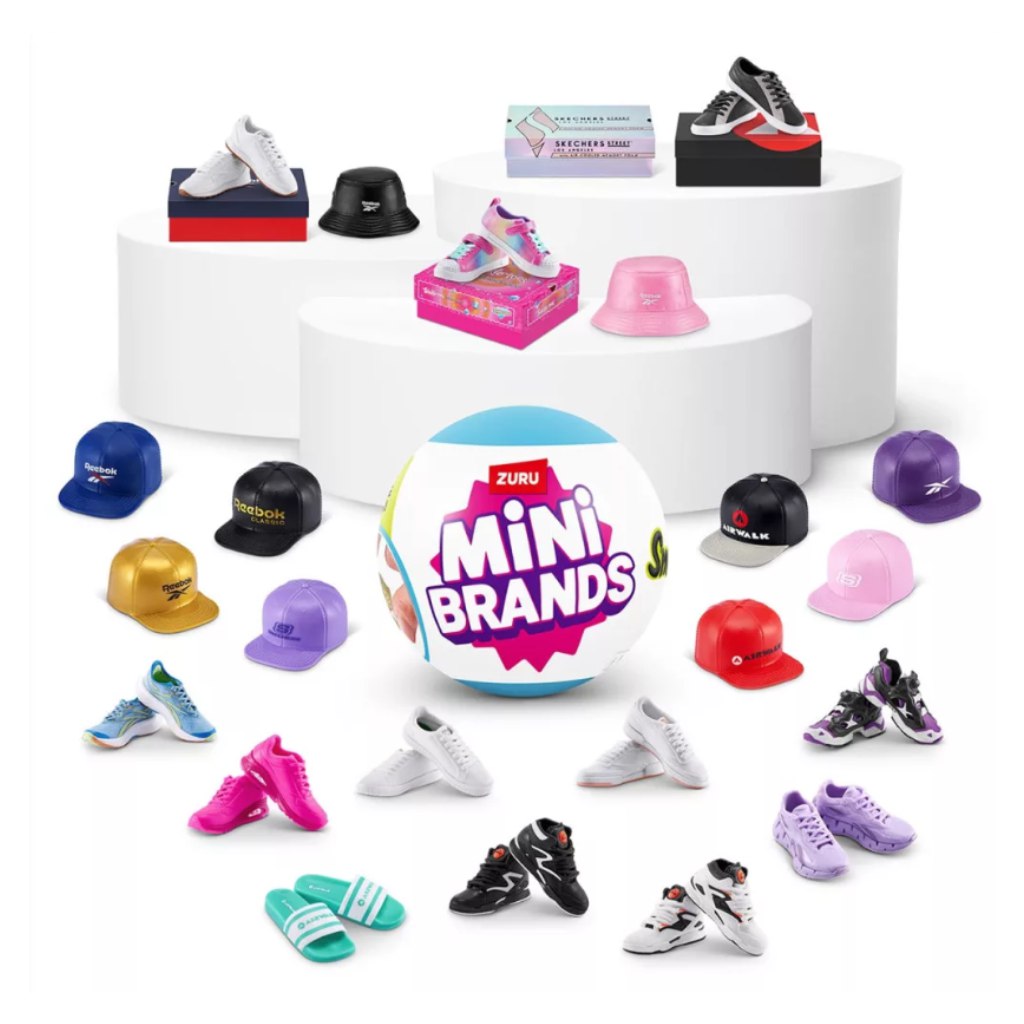 Mini Brands Sneakers prekvapenie mini topánky hracia súprava v rôznych variantoch kép 3