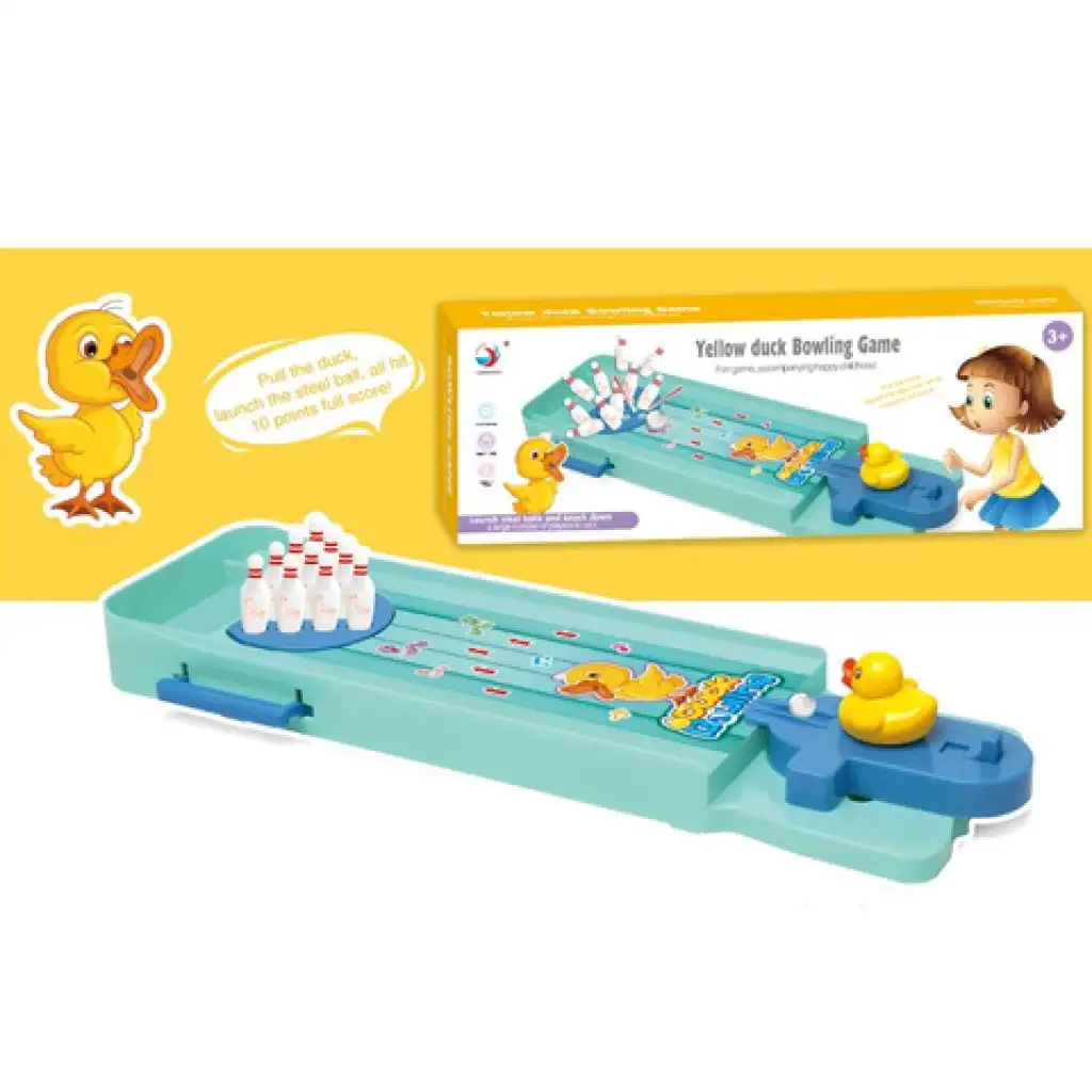 Mini stolný bowling s kačkou