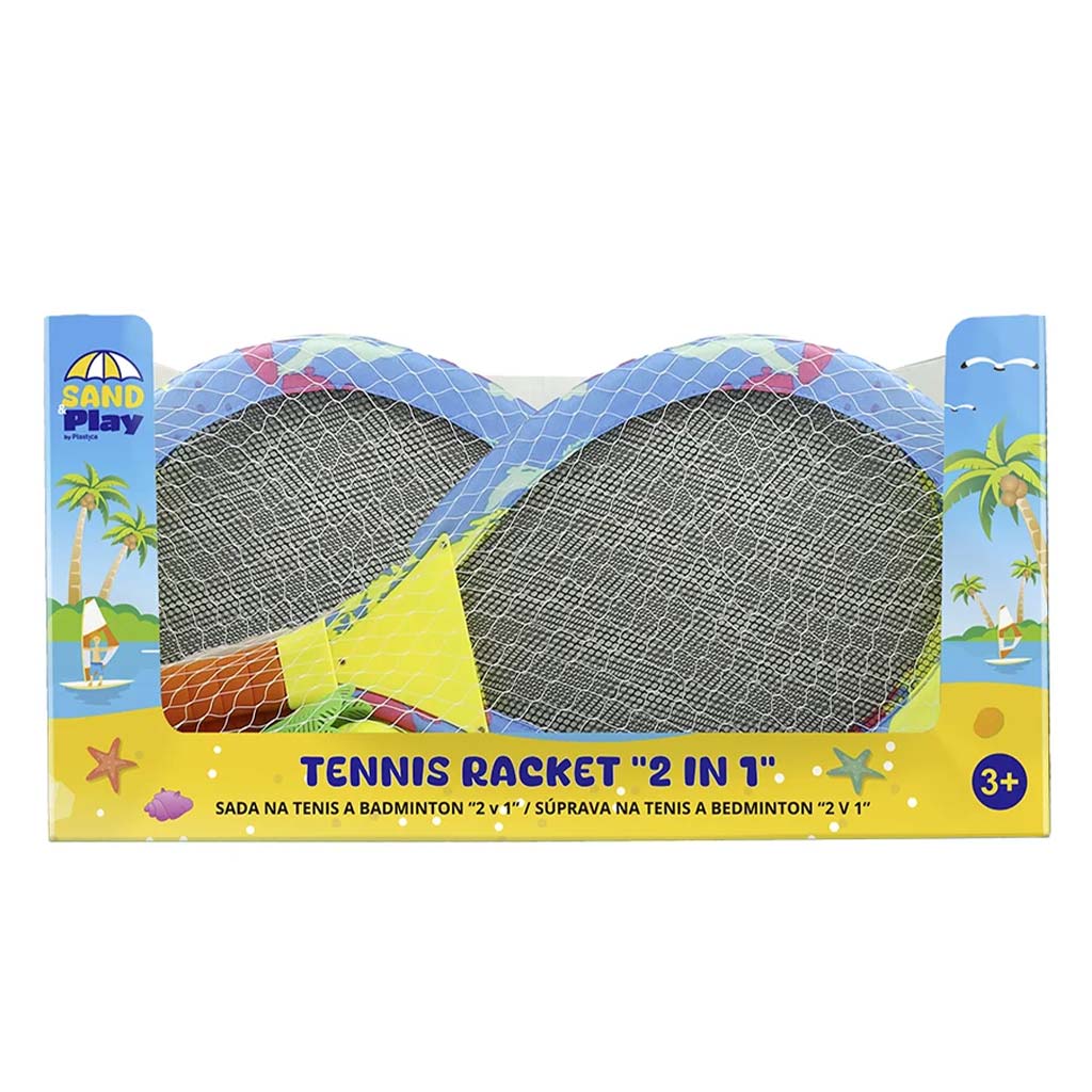 Mini bedmintonová hracia sada 2 ks - Woodyland kép 2