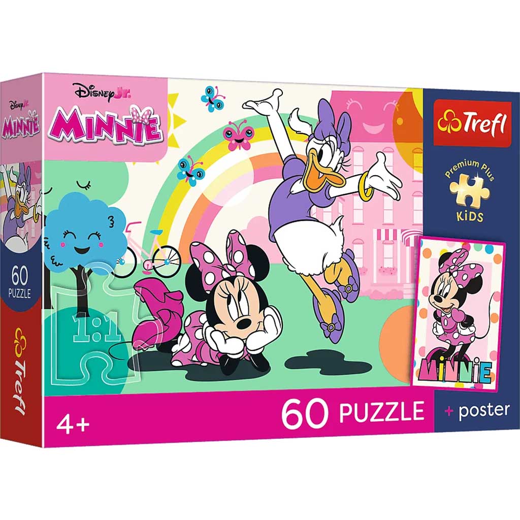 Disney Minnie egér 60db-os prémium plusz kids puzzle poszterrel - Trefl kép 1