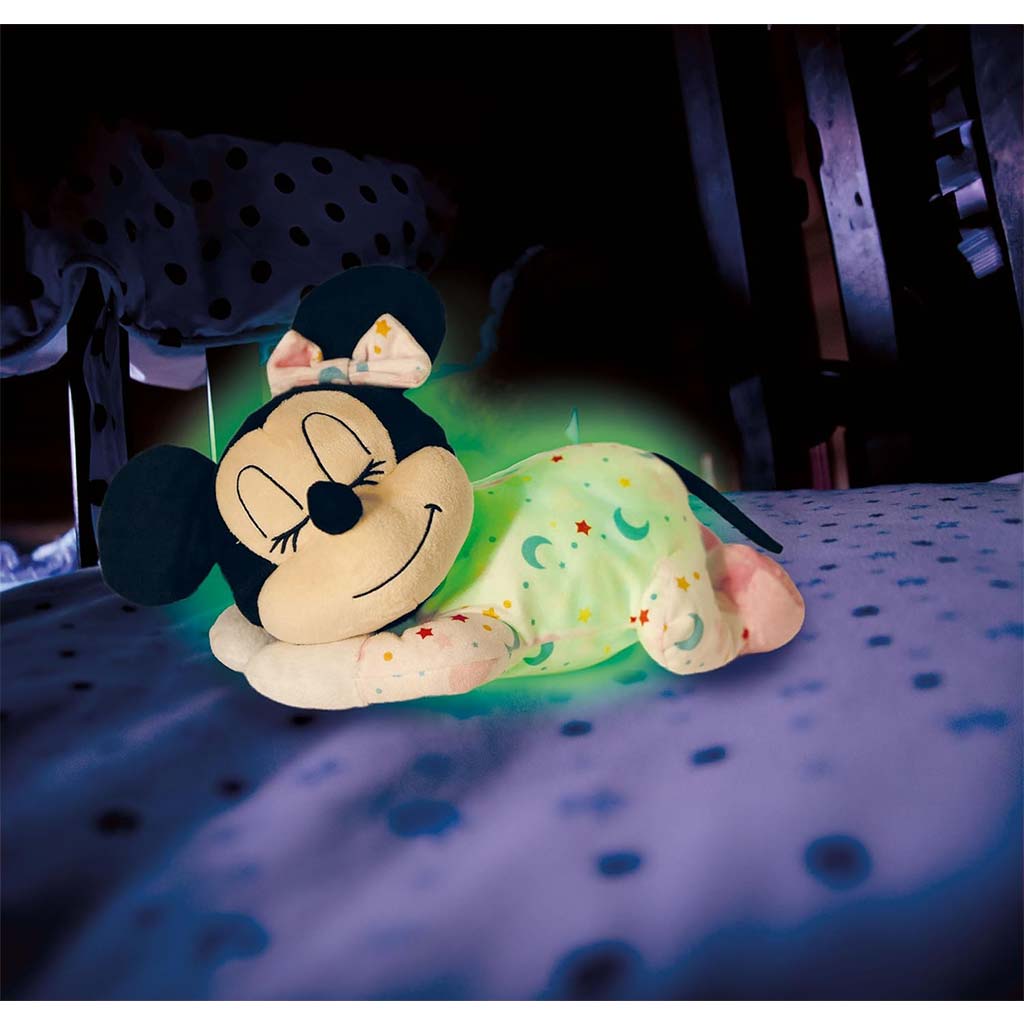 Interaktívna plyšová figúrka Minnie Mouse na spanie - Clementoni kép 2