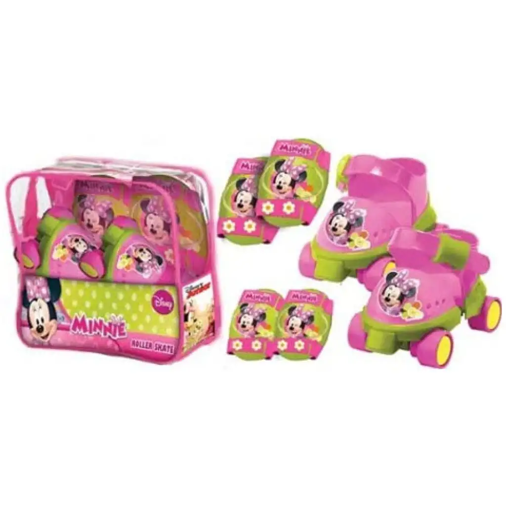 Minnie Mouse kolieskové korčule s ochranným vybavením 22-29 veľkosť - Mondo Toys