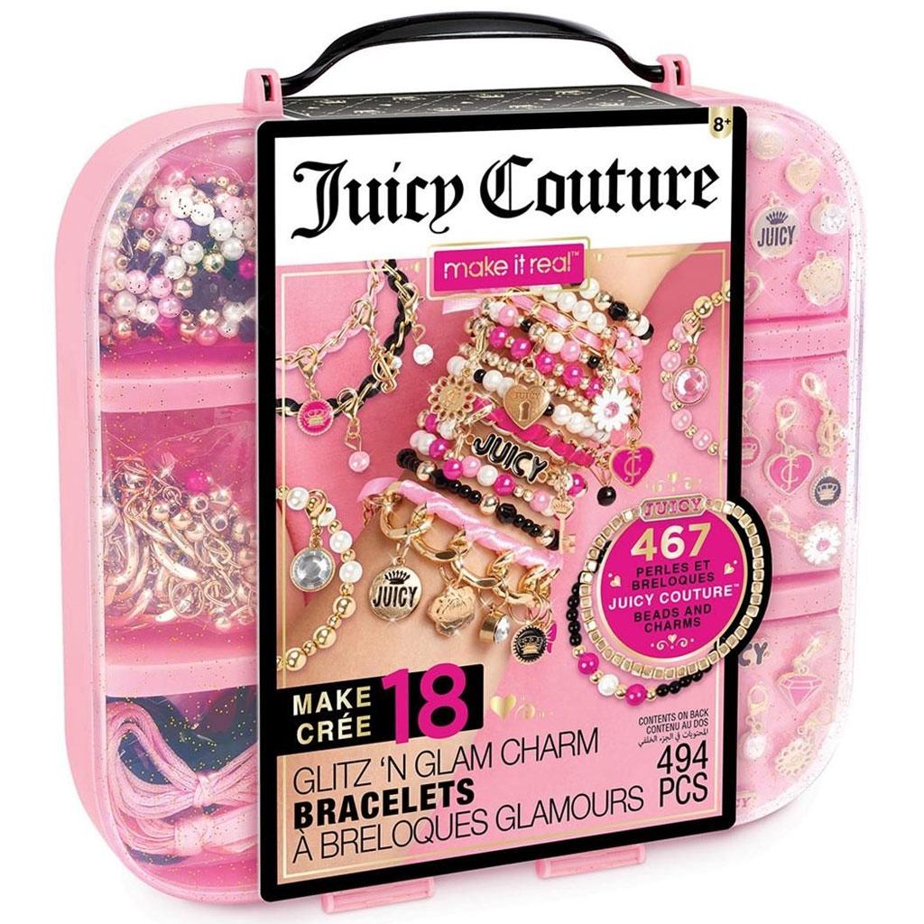 Make It Real: Juicy Couture žiarivá a trblietavá šperkovnica