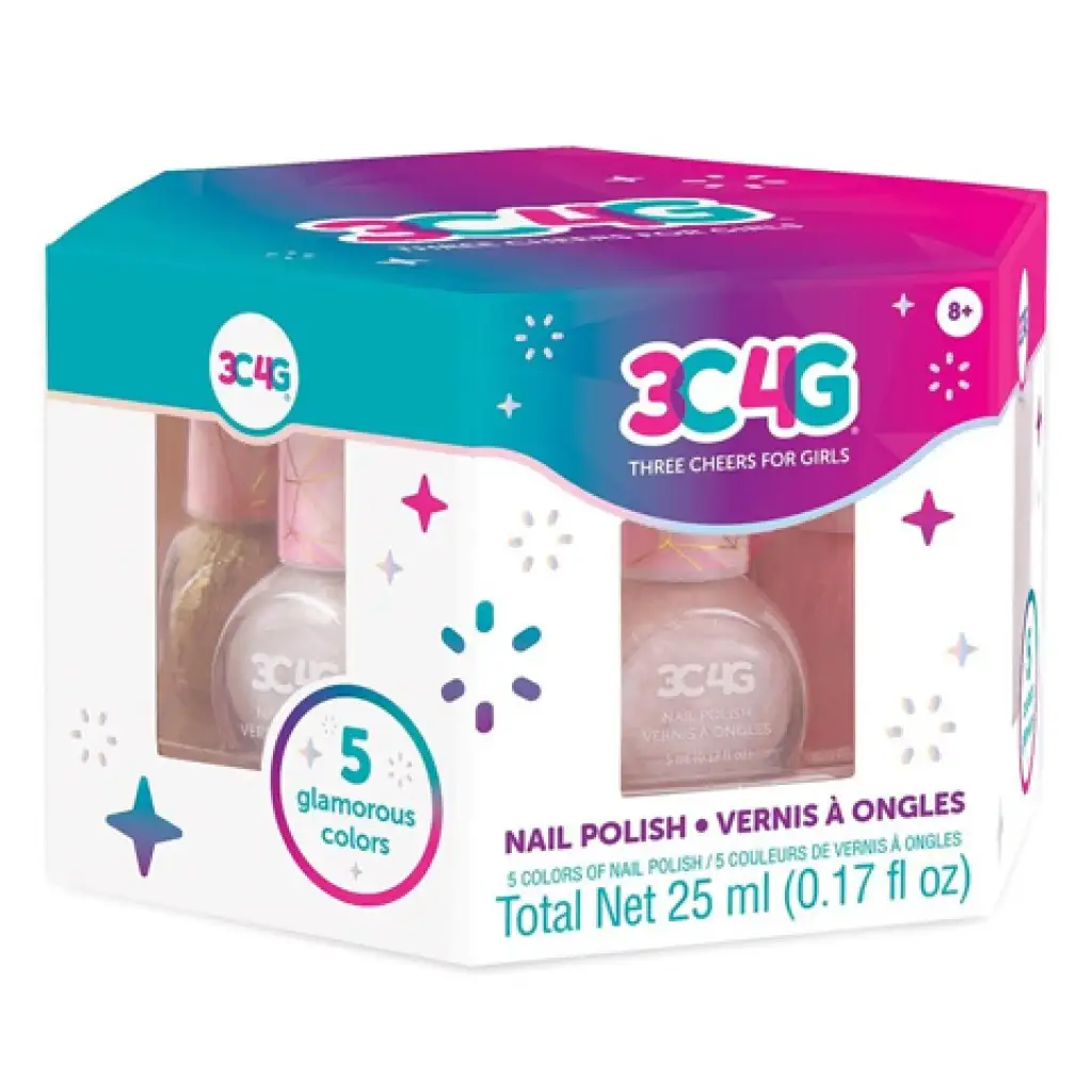 Make it Real: 3C4G pink arany 5db-os körömlakk szett kép 1