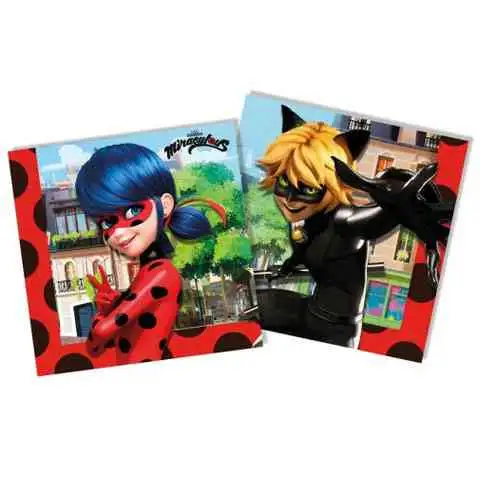 Miraculous servítky 20 ks 33x33cm