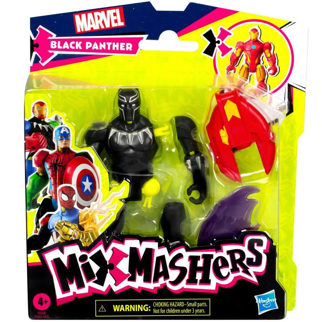 Marvel Mix Mashers: Avengers Čierny Panter figúrka s doplnkami - Hasbro