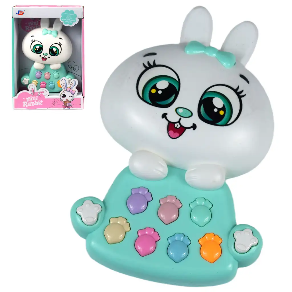 Mini Rabbit hudobná hračka pre bábätká