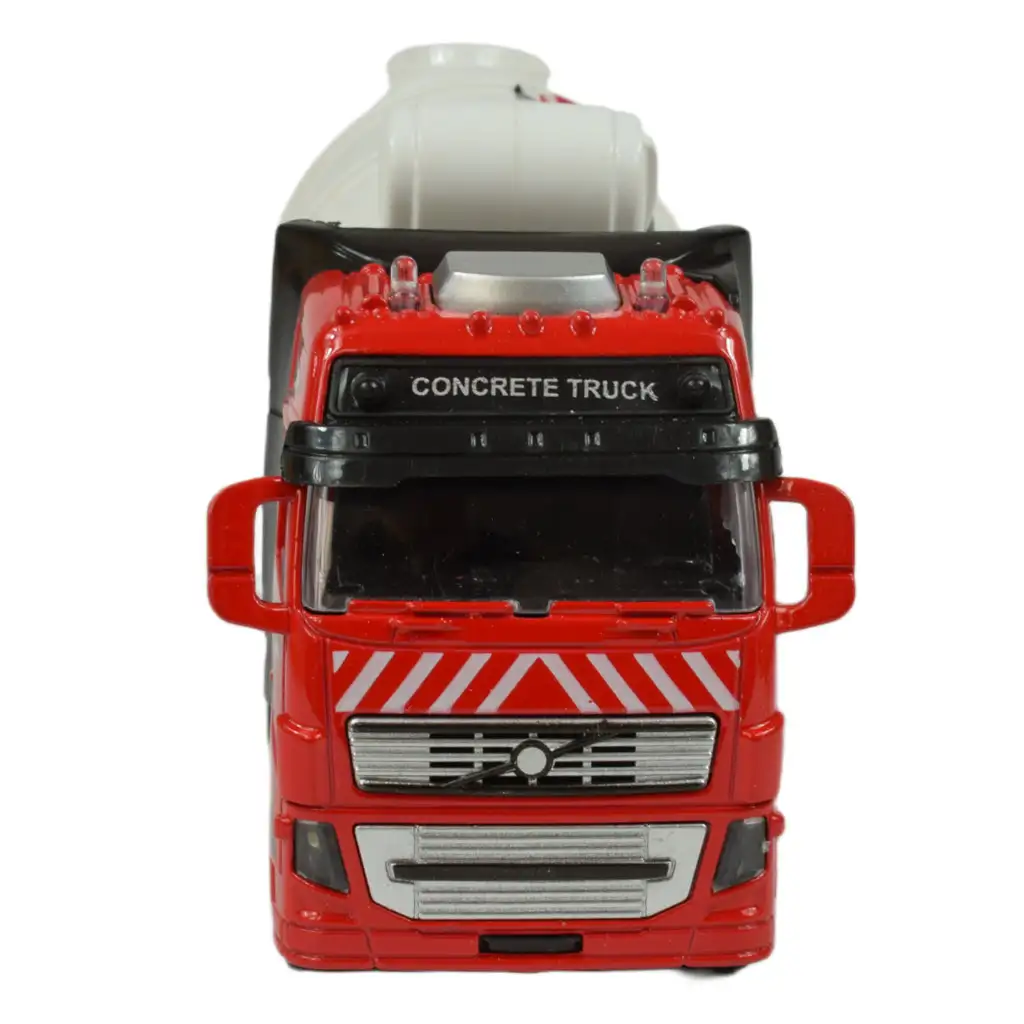 Alloy Car: Domiešavač betónu so zotrvačníkom, svetlom a zvukom v dvoch variantoch 19cm 1ks kép 6