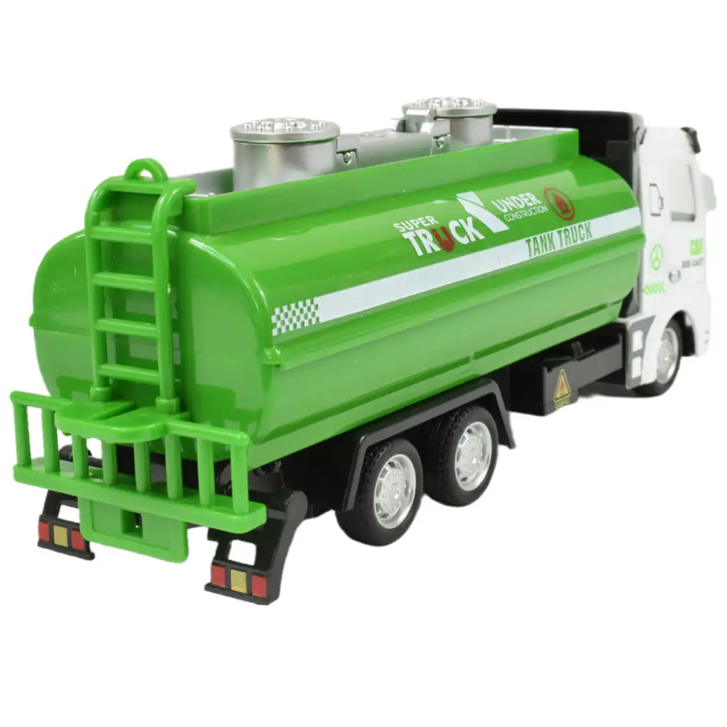 Super Truck: Tartályos kamion zöld színben 20cm kép 2