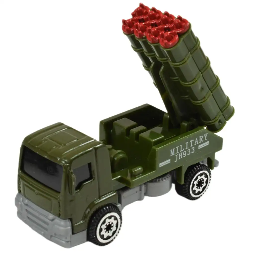 Car Model: Katonai 6 db-os kisautó szett kép 2