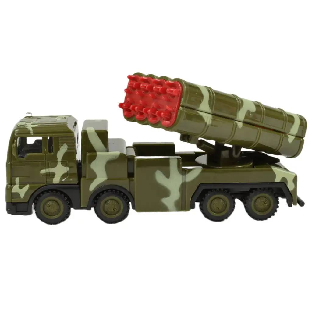 Military Force: Terepmintás rakétavető katonai teherautó 16cm kép 2