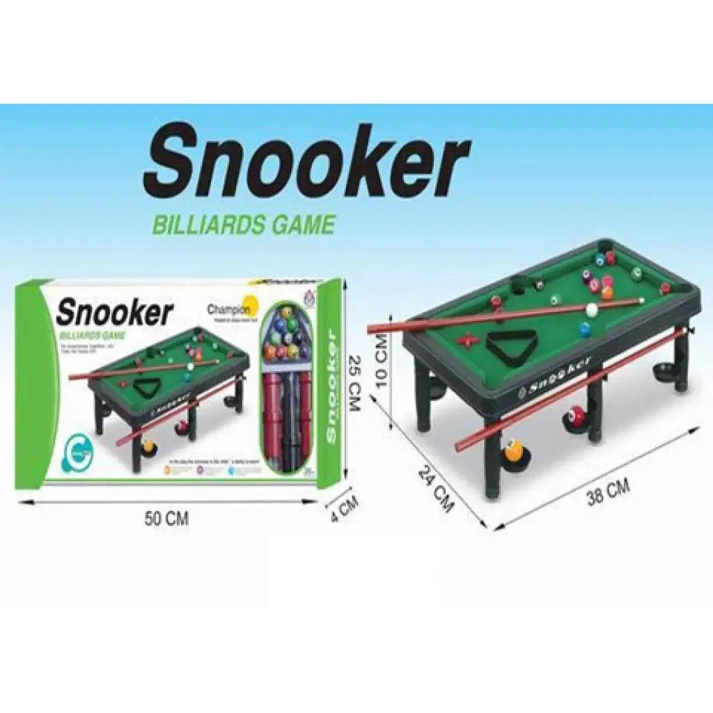 Snooker asztal gyerekeknek kiegészítőkkel kép 1