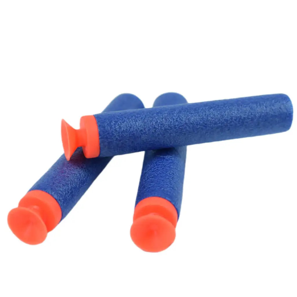 Cool Soft Bullet Gun: Kisméretű szivacslövő fegyver töltényekkel piros színben 14cm kép 7