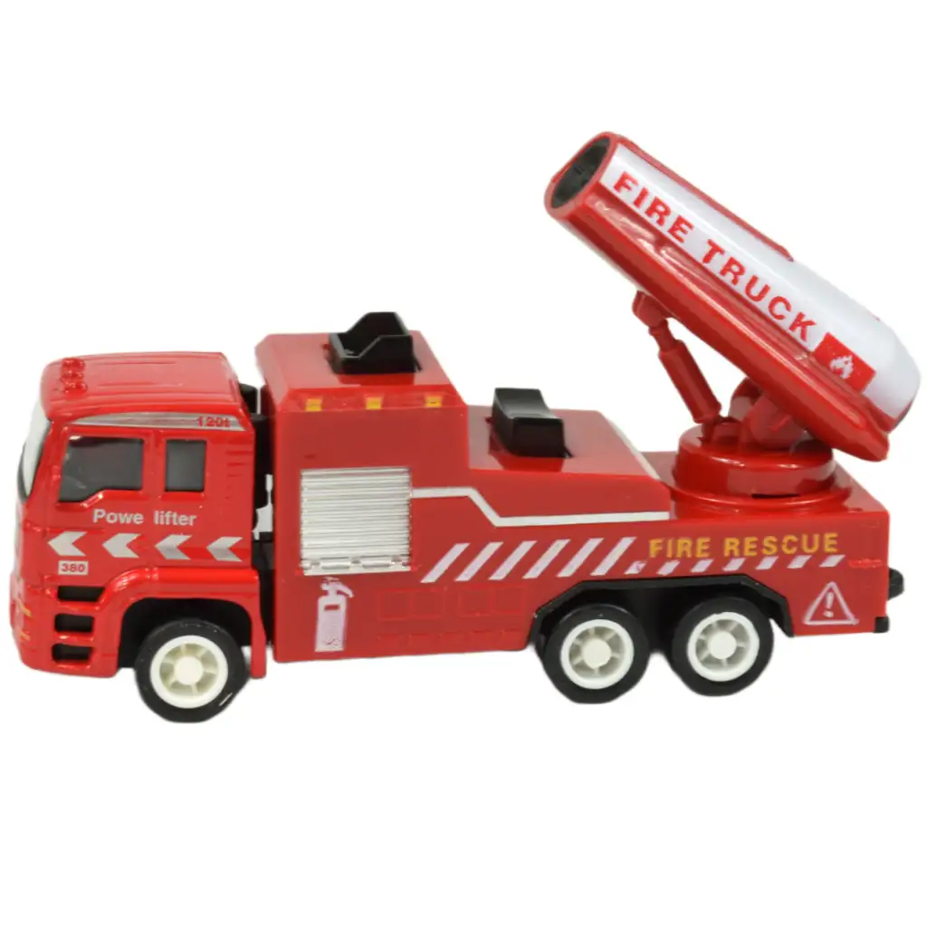 Fire Rescue Team: 4 kusová sada kovových hasičských áut. kép 5