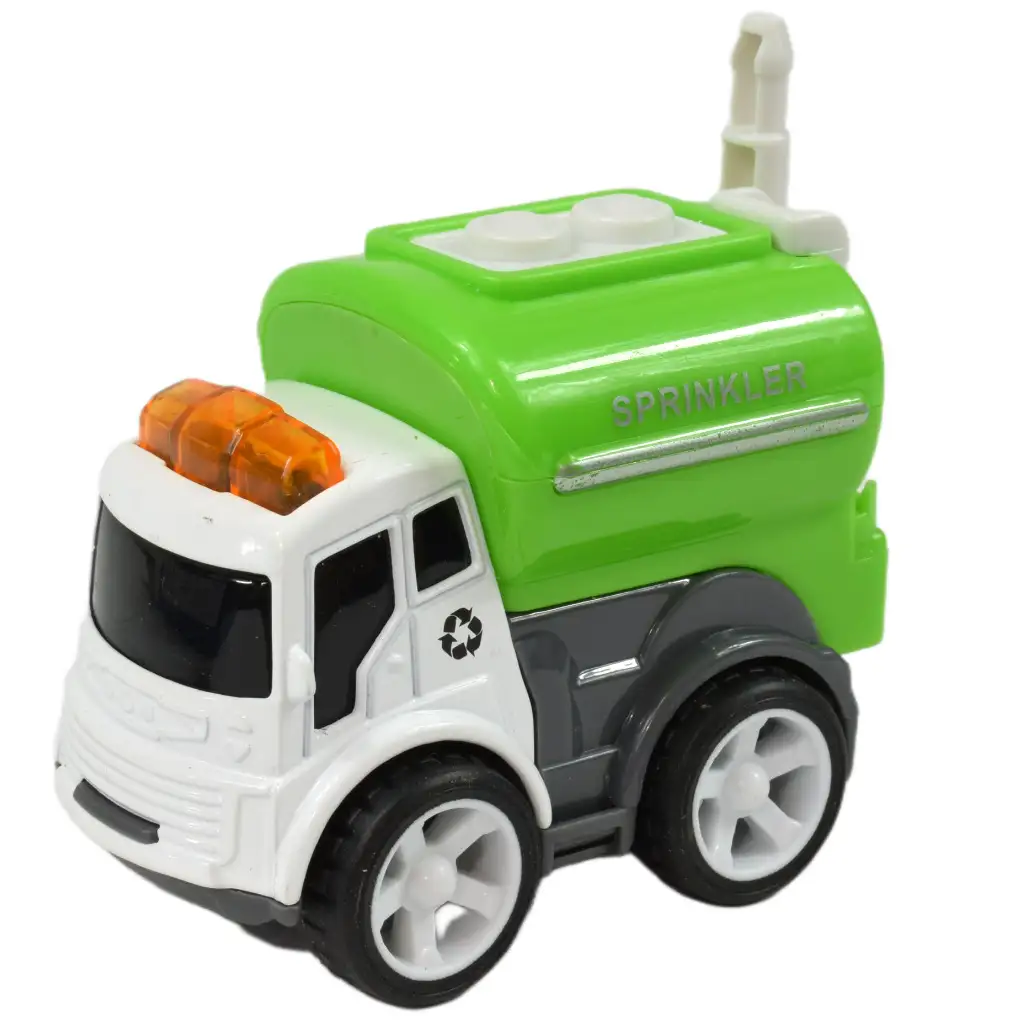 Speed Racer: Odpadkový kamión s kolesami v rôznych variantoch 6cm 1ks kép 2