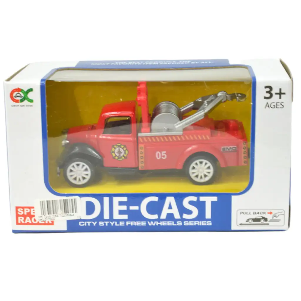 Speed Racer: Požiarny kamión s kolesami viacerých typov 7cm 1ks kép 8