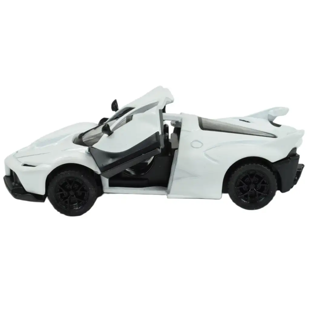 Die-Cast: Kovové luxusné športové auto s otvárateľnými dverami, v rôznych variantoch 12cm 1ks kép 16