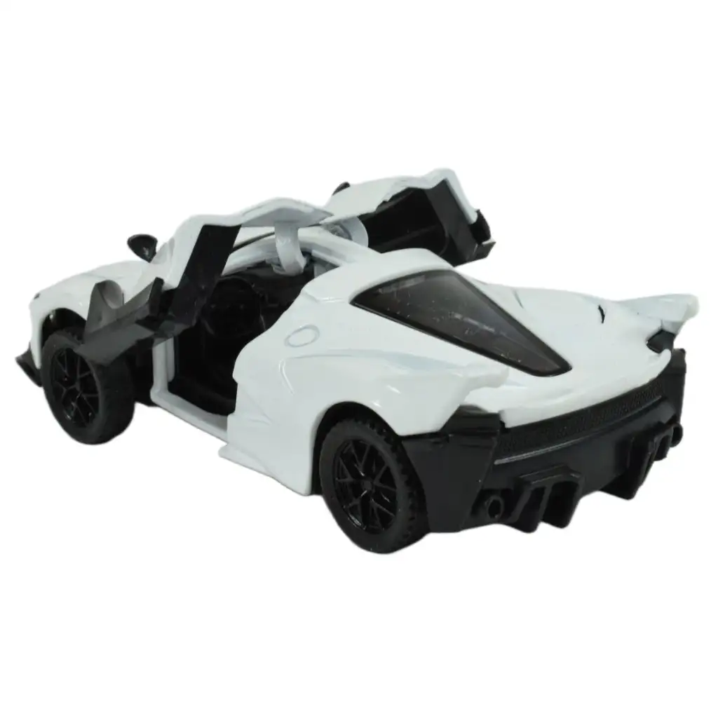 Die-Cast: Kovové luxusné športové auto s otvárateľnými dverami, v rôznych variantoch 12cm 1ks kép 17