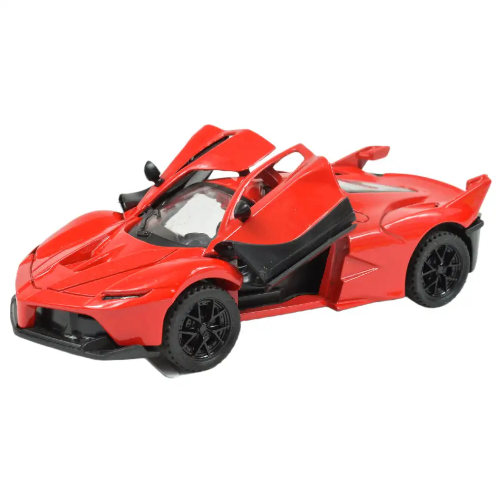 Die-Cast: Kovové luxusné športové auto s otvárateľnými dverami, v rôznych variantoch 12cm 1ks kép 2