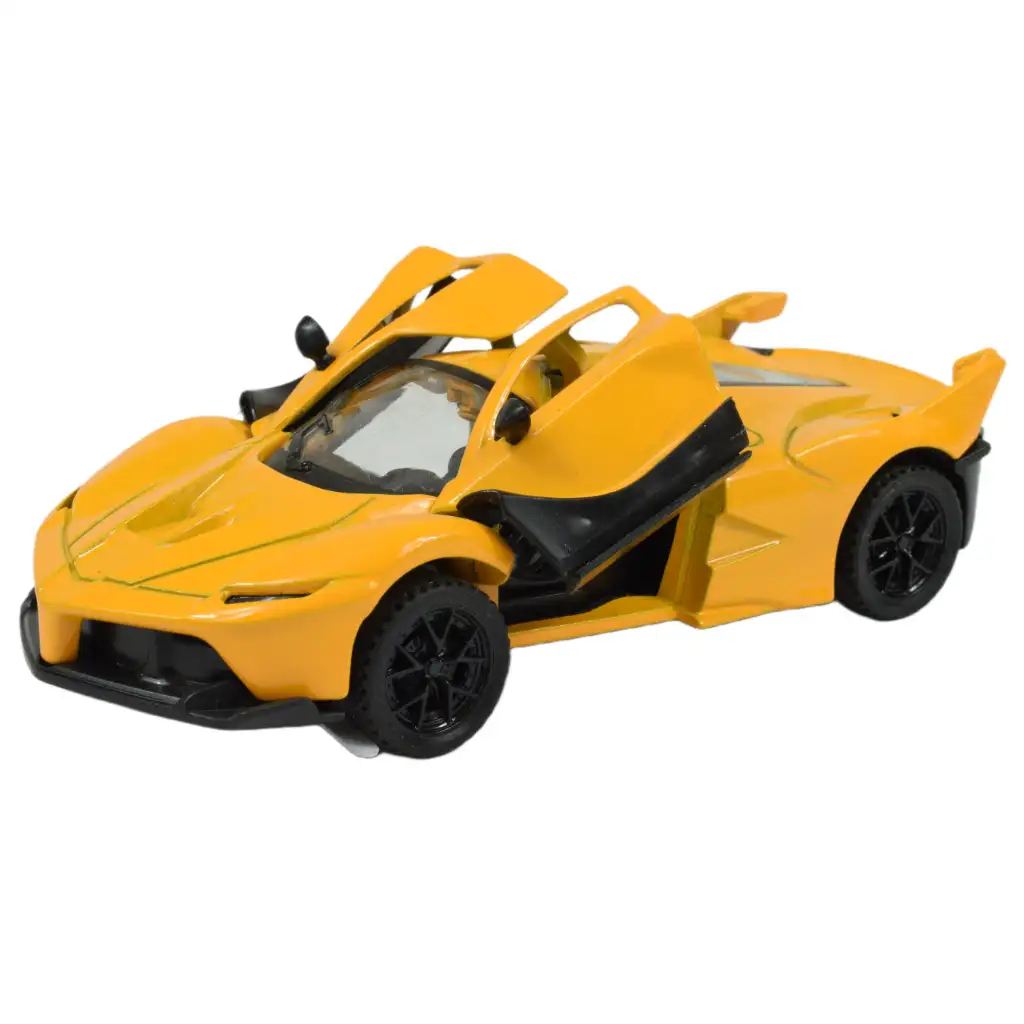Die-Cast: Kovové luxusné športové auto s otvárateľnými dverami, v rôznych variantoch 12cm 1ks kép 6