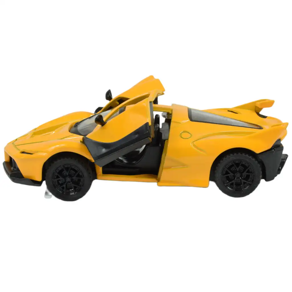 Die-Cast: Kovové luxusné športové auto s otvárateľnými dverami, v rôznych variantoch 12cm 1ks kép 7