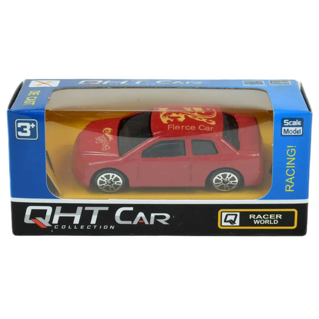 QHT Car Collection: Kovové pretekárske auto sada v rôznych variantoch 1ks 1/64 kép 8